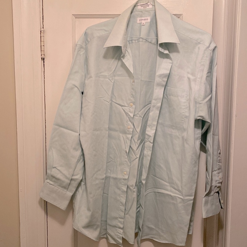 Concepts By Claiborne - mint green collared shirt